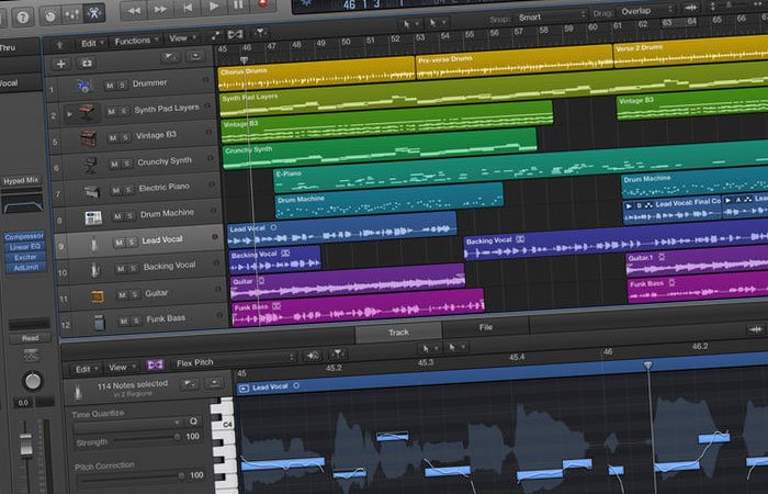 Mezcla de grabaciones